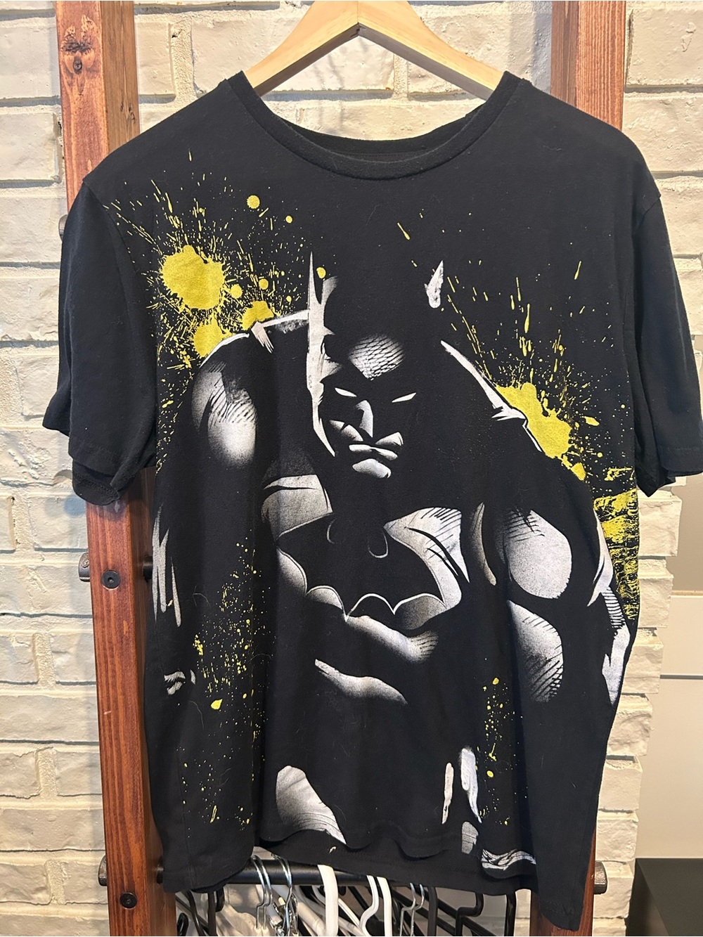 Batman Graphic Tee - Black and Yellow Men's Shirt